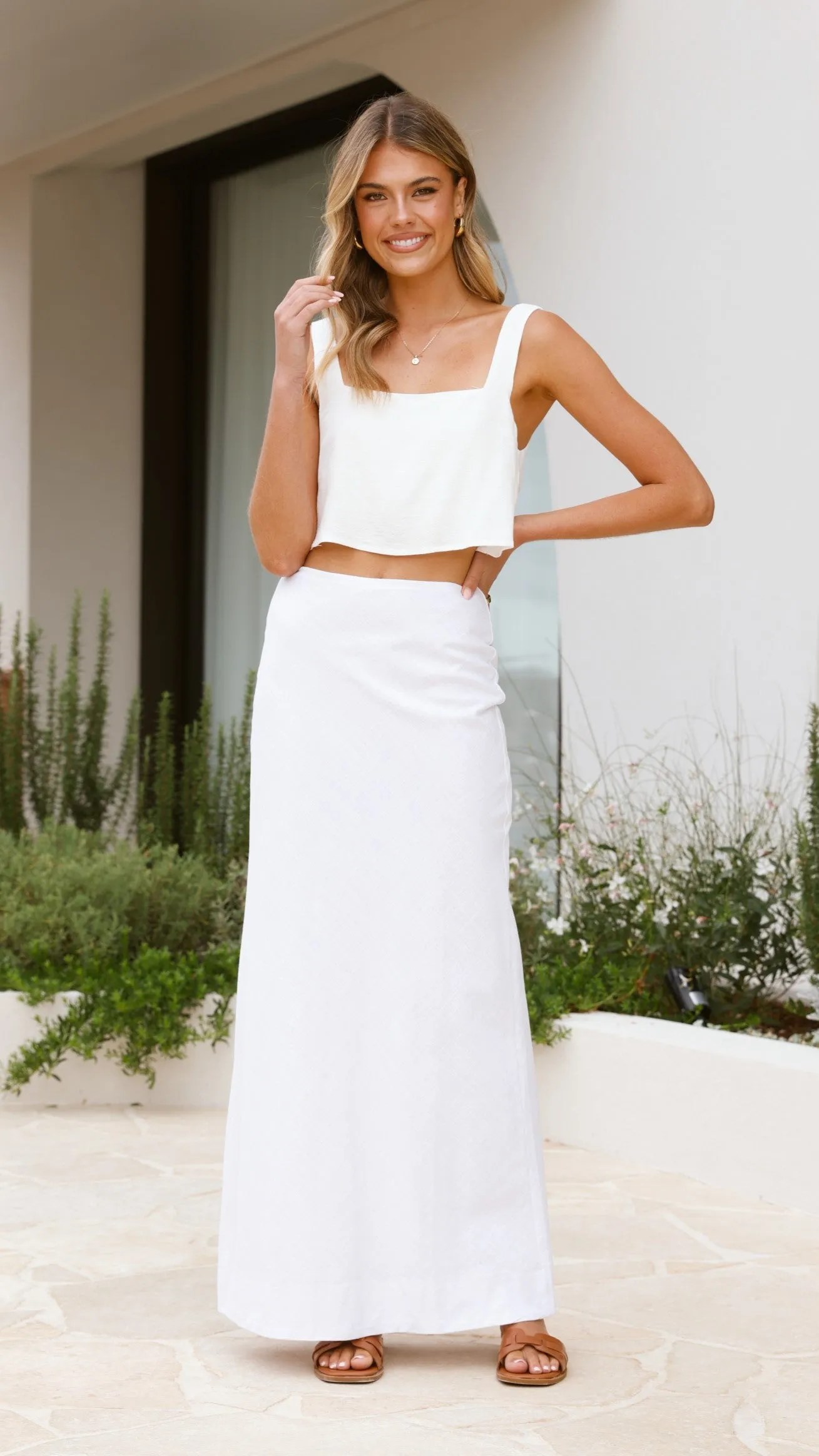 Paros Top - White
