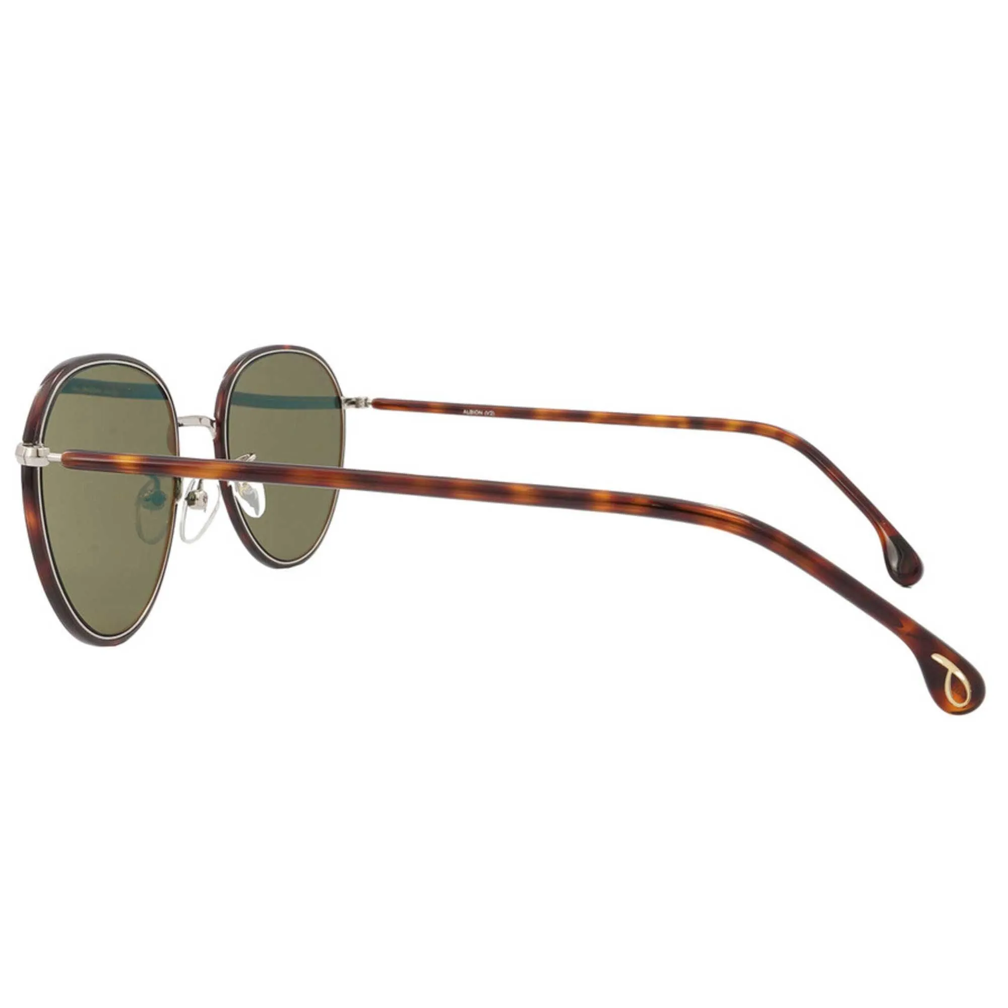Paul Smith Men's Sunglasses - Tortoise/Silver Round Frame | PSSN003V2S ALBION V2 002