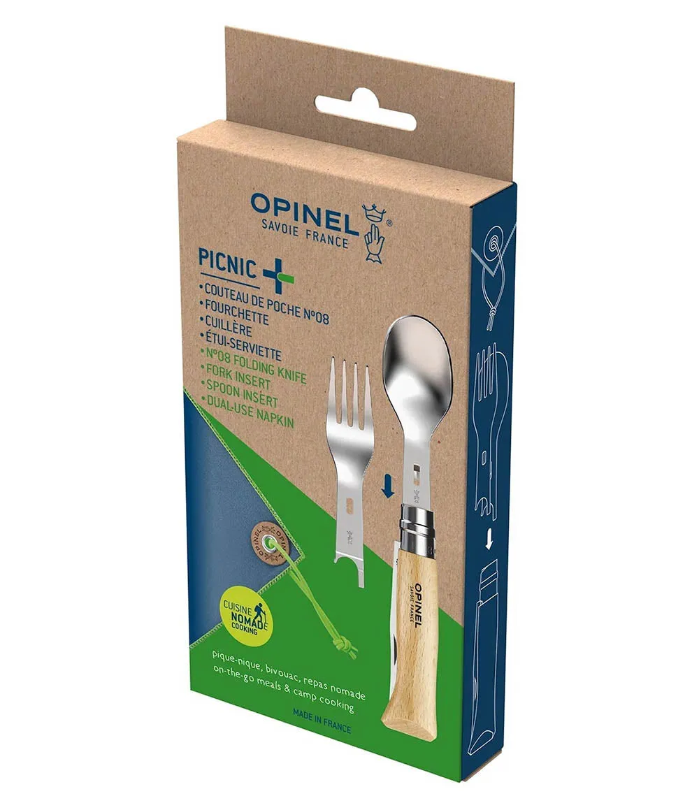 Picnic   Cutlery W/ No.8 Folding Knife