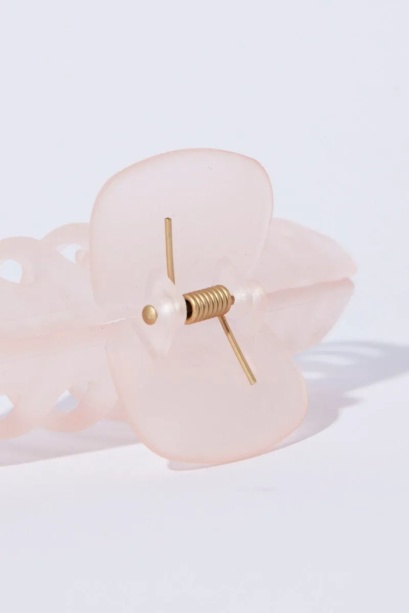 Pink Classic Hair Claw Clip