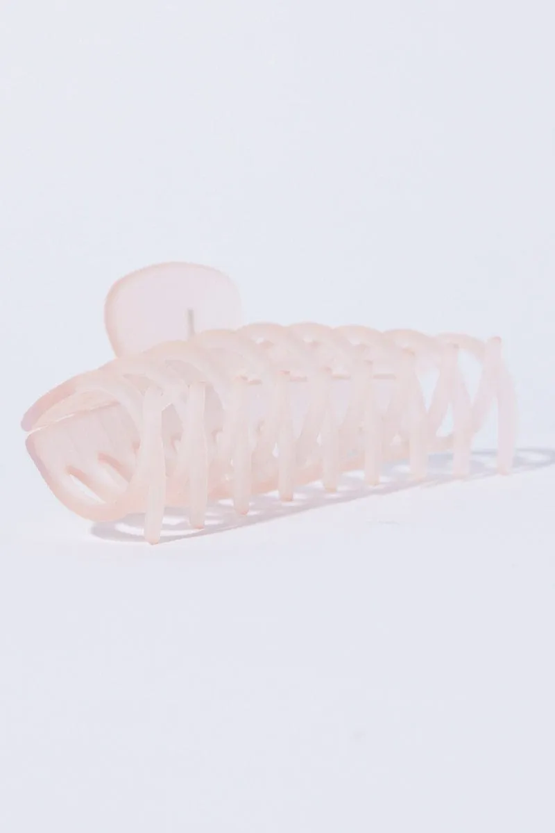 Pink Classic Hair Claw Clip