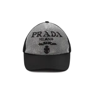 Prada Logo Detailed Baseball Cap