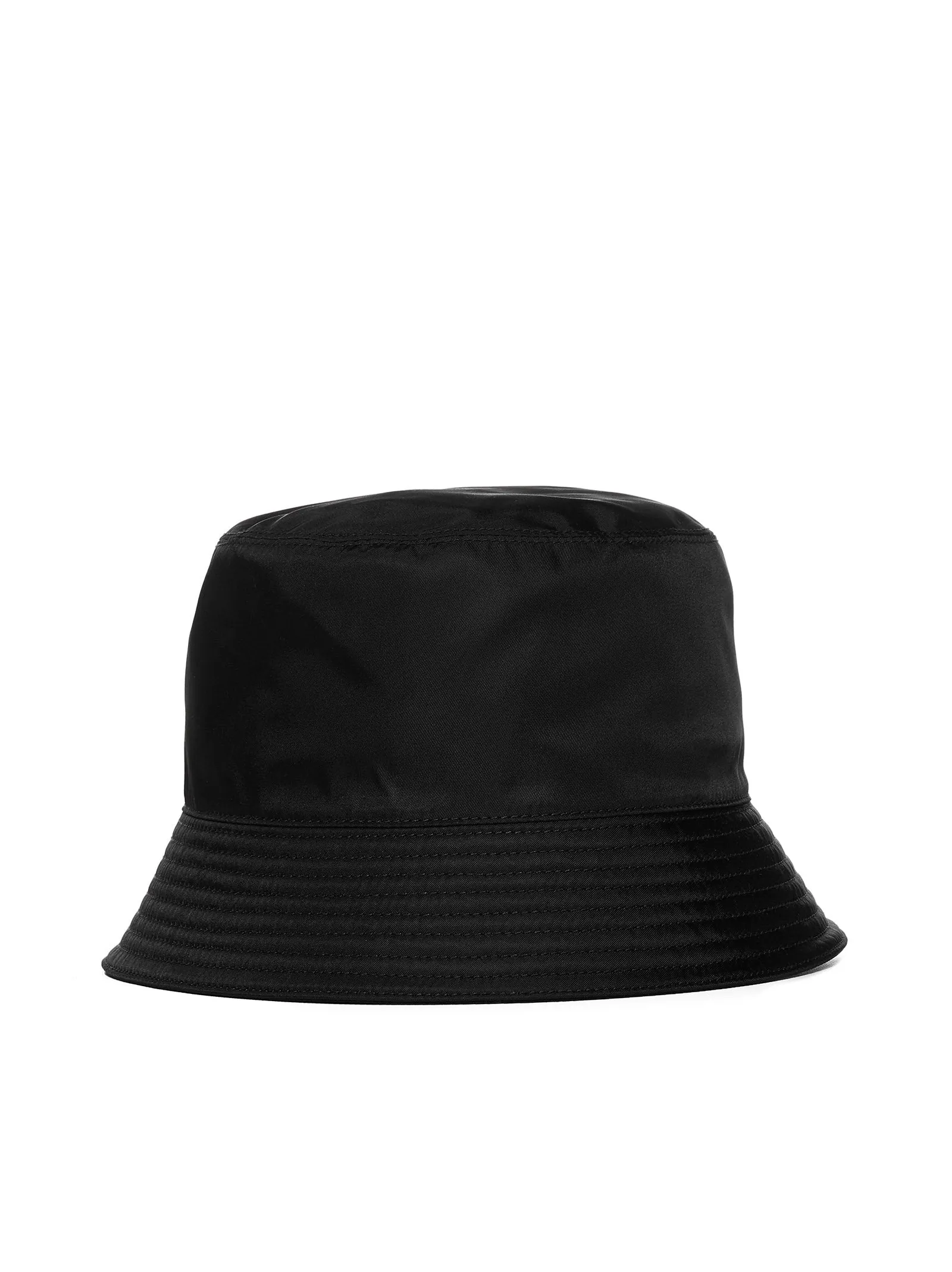 Prada Re-Nylon Logo Plaque Bucket Hat