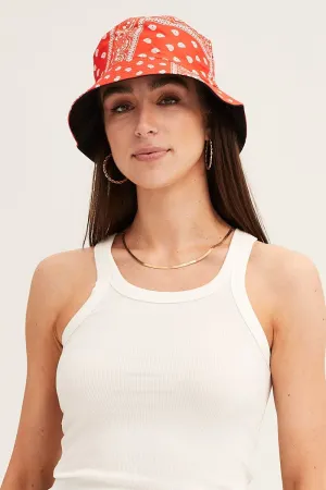 Red Bucket Hat