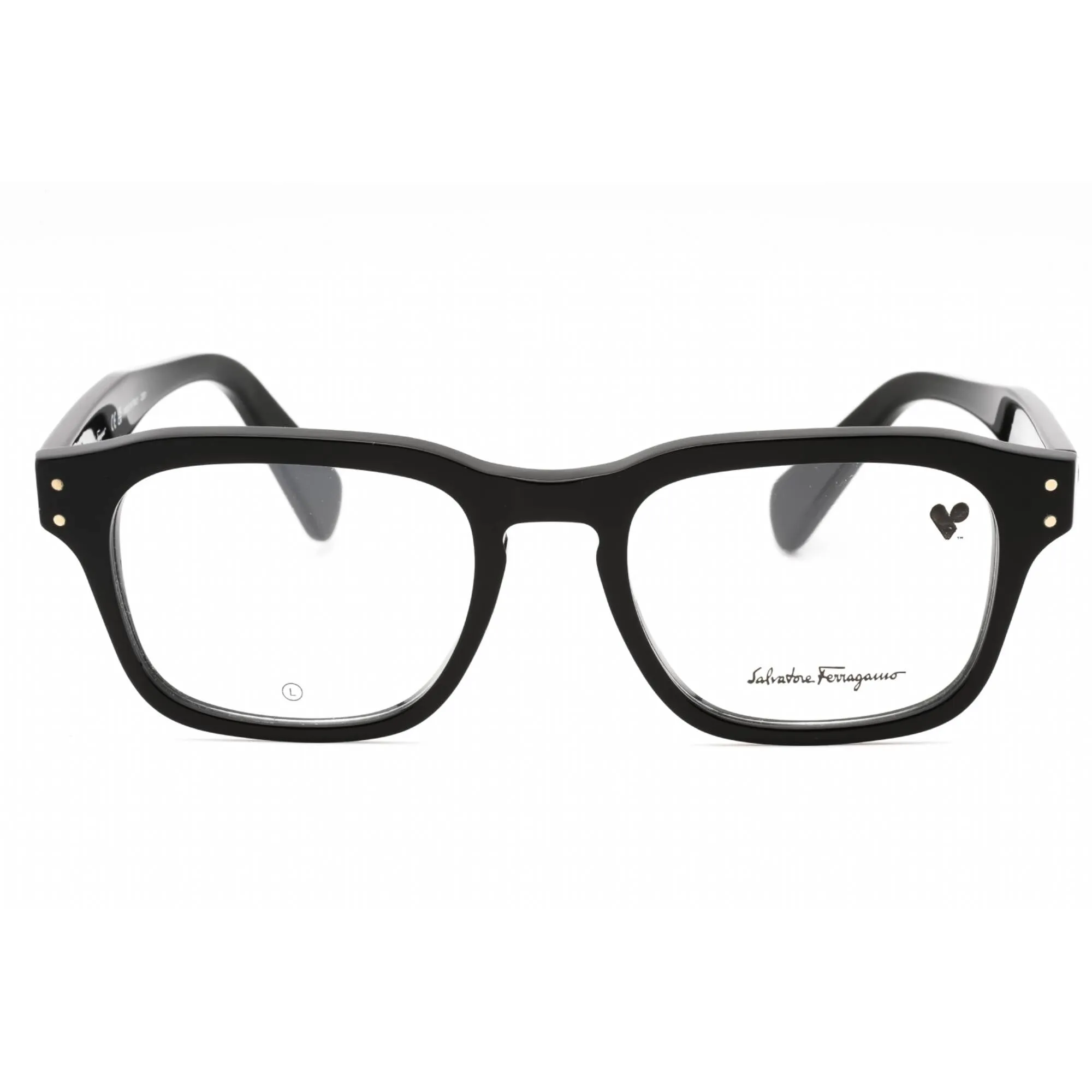 Salvatore Ferragamo Men's Eyeglasses - Black Rectangular Full Rim Frame | SF2958 001