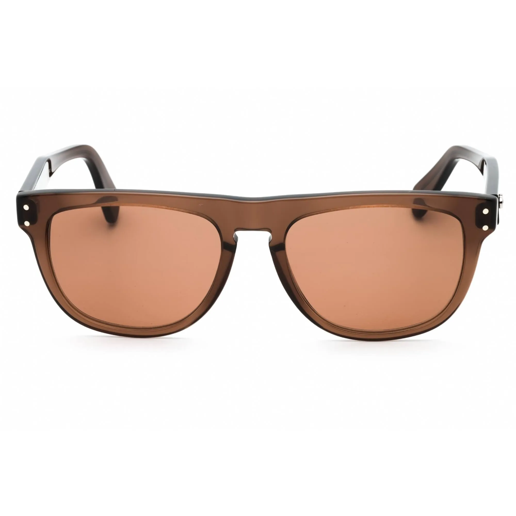 Salvatore Ferragamo Men's Sunglasses - Transparent Brown Acetate Frame | SF1111S 232