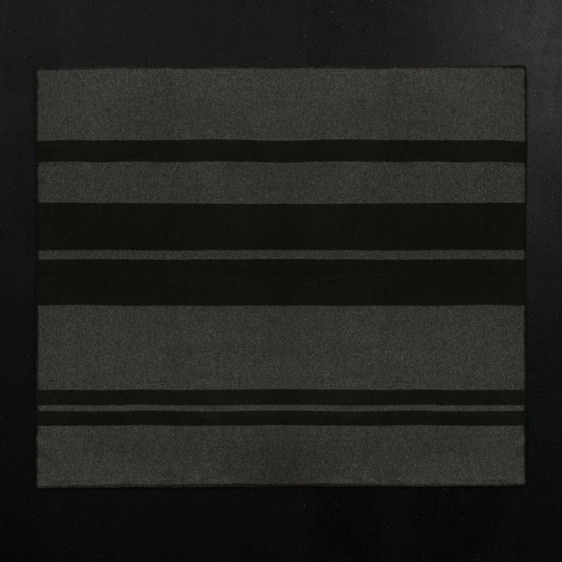 Sarti Striped Throw - Black/Lead
