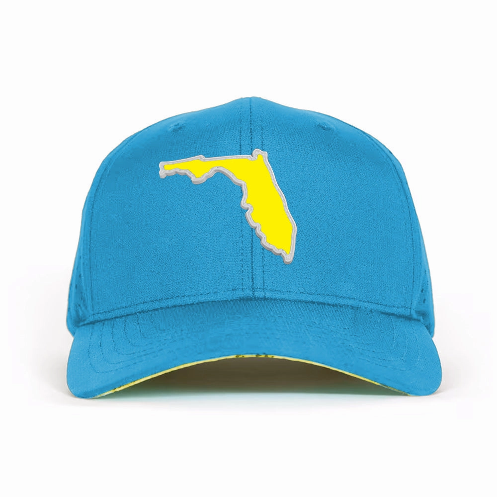 Special Edition Performance Snapback | Florida Palm Tree | Aqua