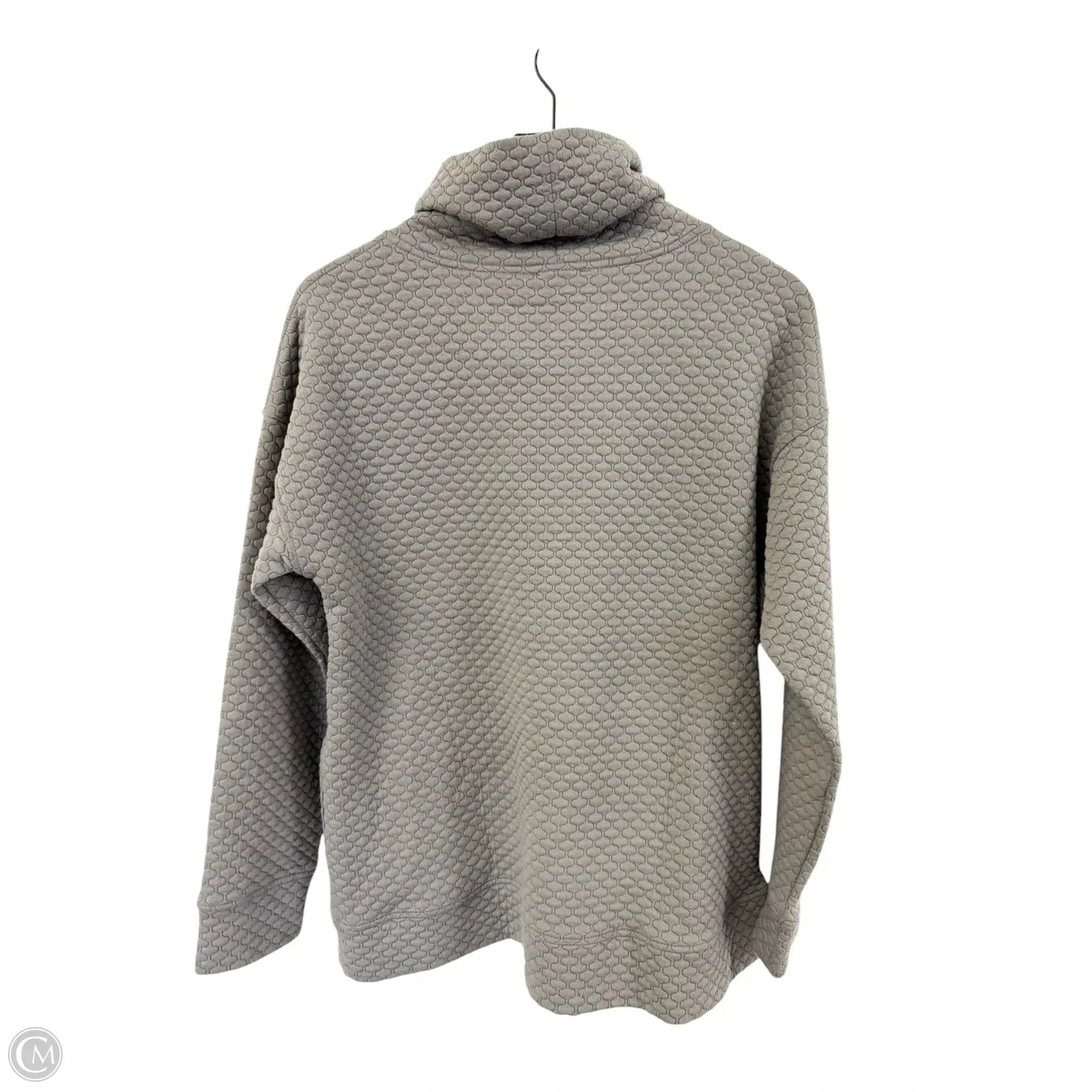 Sweatshirt Crewneck By Jones New York In Grey, Size: L
