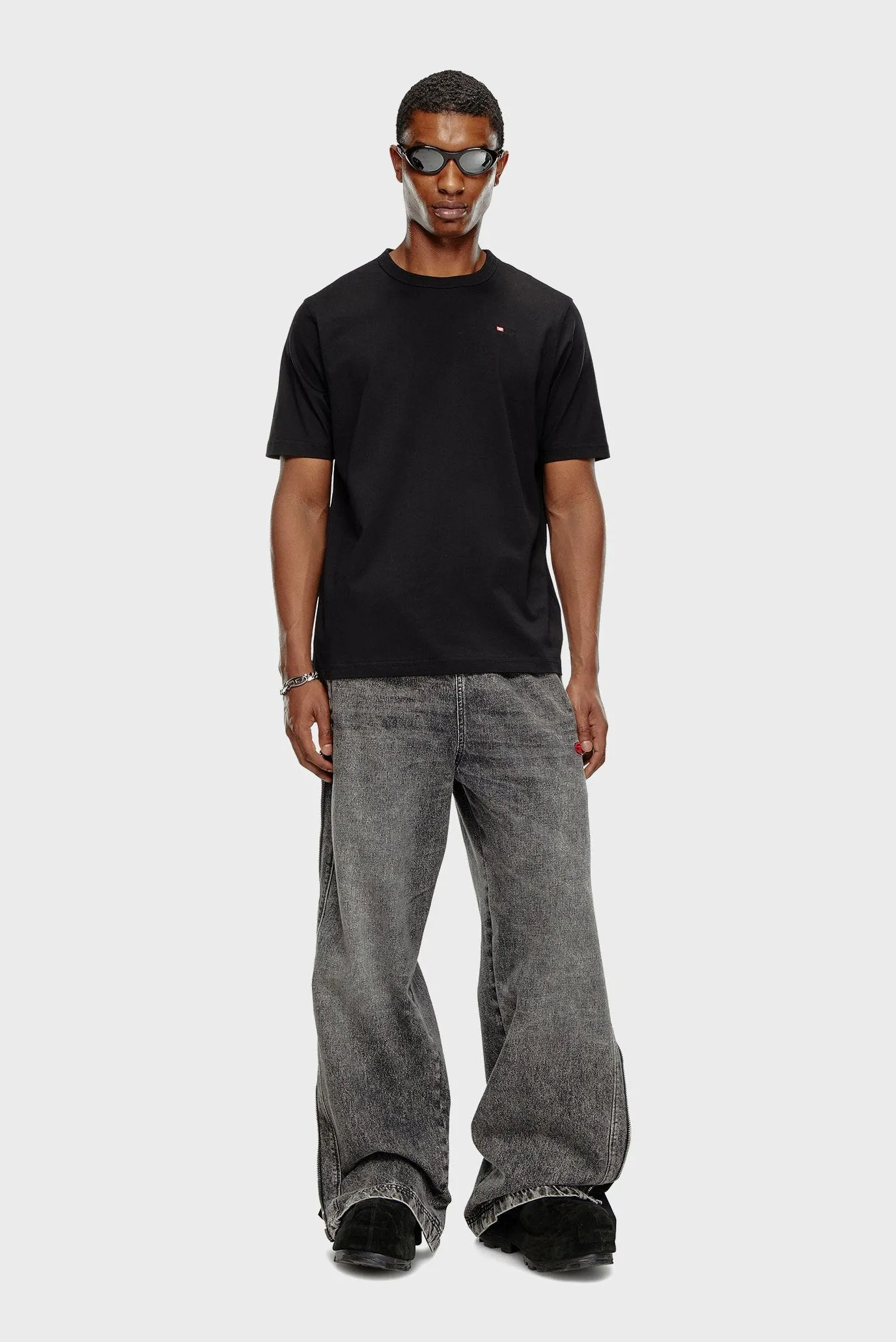 T-Adjust-Microdiv T-shirt Black