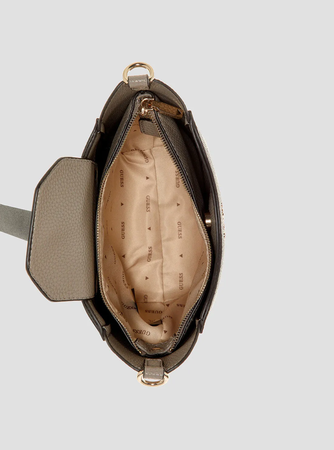 Taupe Brenton Girlfriend Bucket Bag