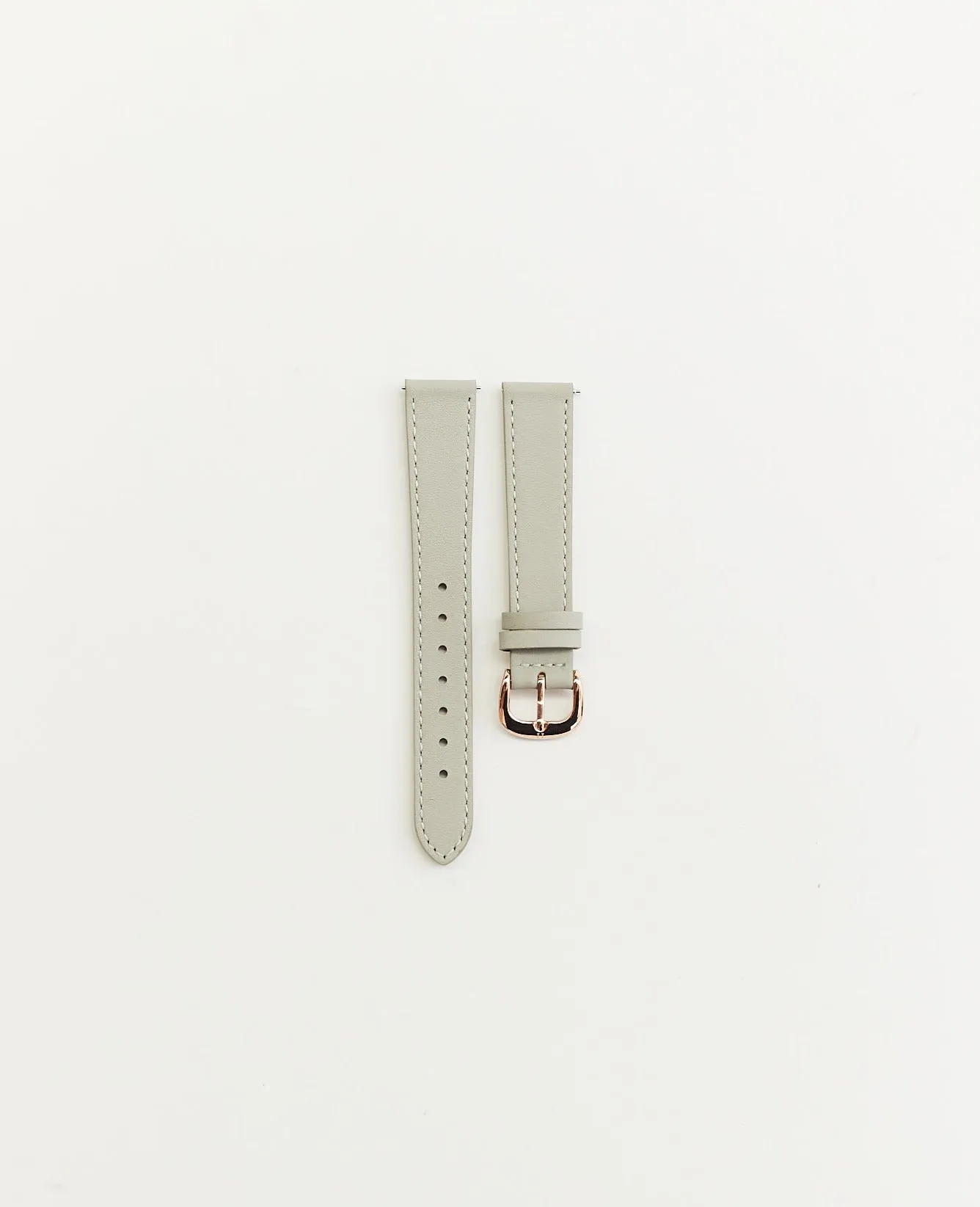 The 16mm Classic Strap: Grey / Rose Gold