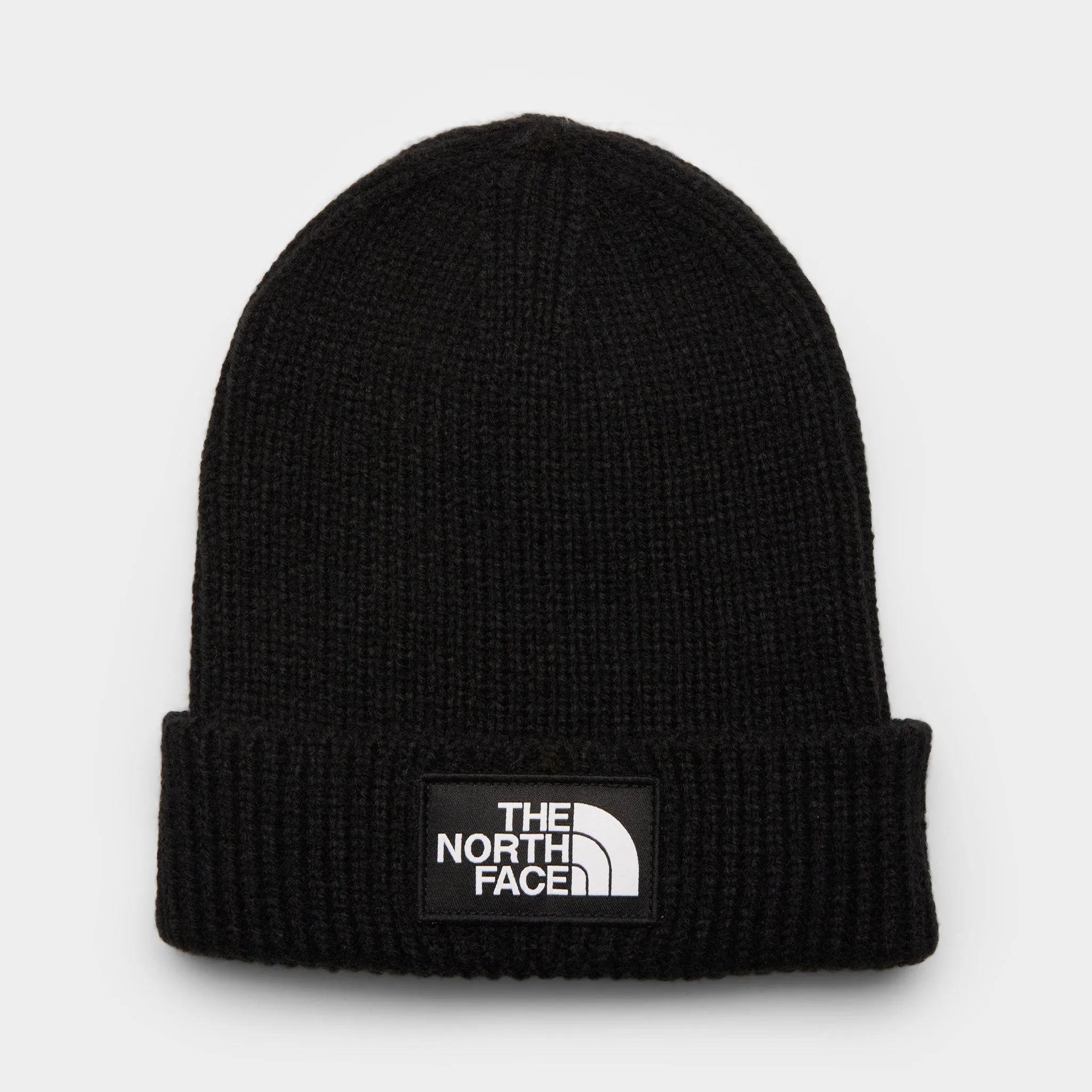 The North Face Kids' TNF Box Logo Cuffed Beanie / TNF Black