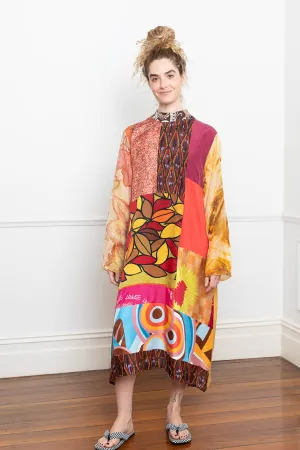 The Red Sun Flower Dress