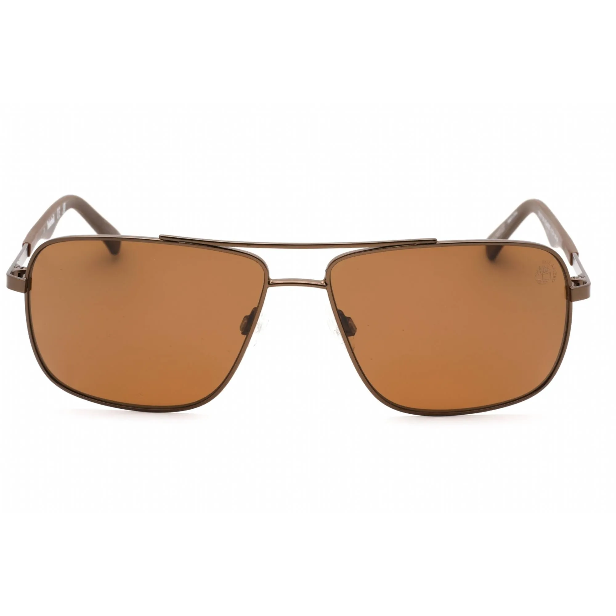 Timberland Men's Sunglasses - Dark Brown/Other Aviator Full Rim Frame | TB9107 50H