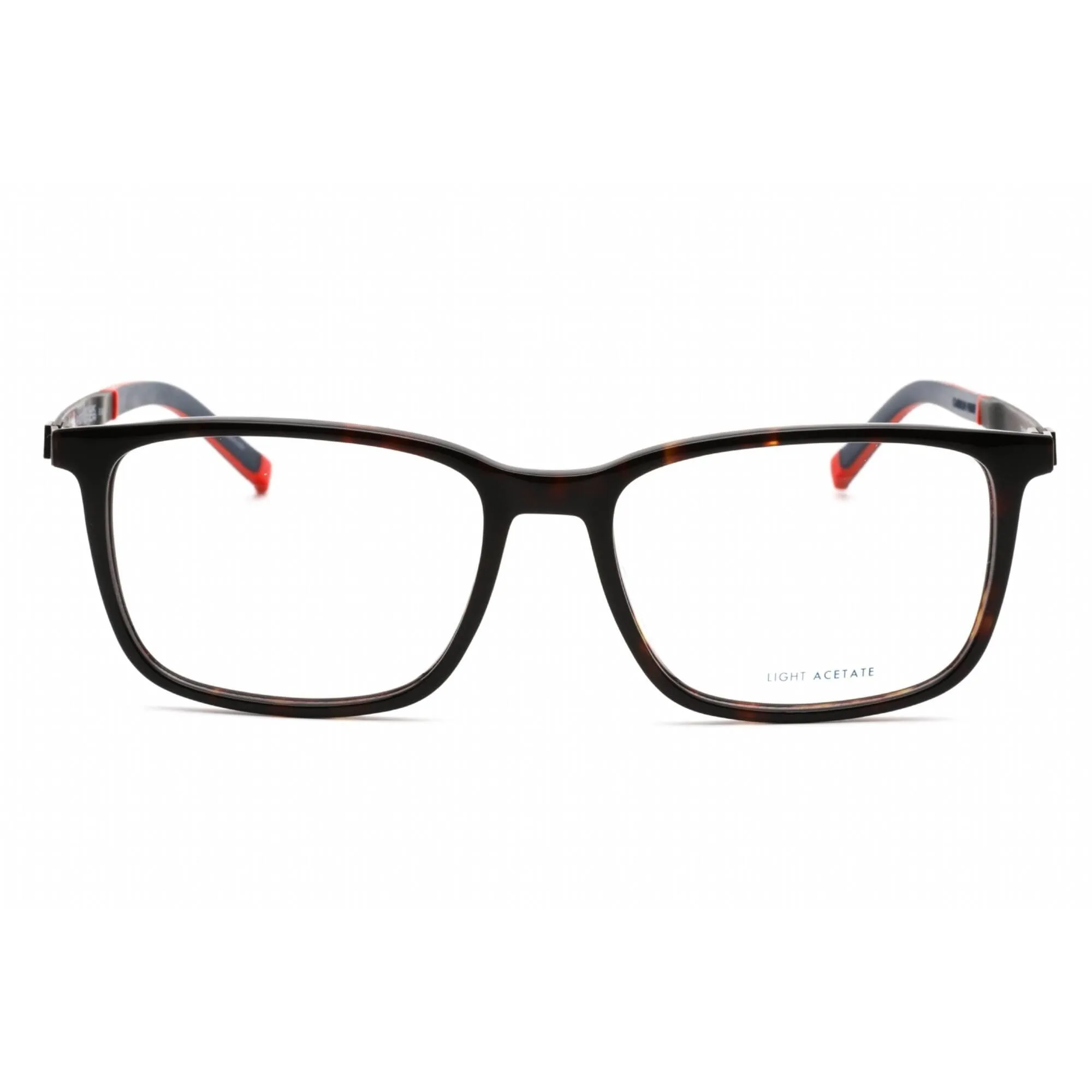 Tommy Hilfiger Men's Eyeglasses - Havana Plastic Rectangular Frame | TH 1916 0086 00