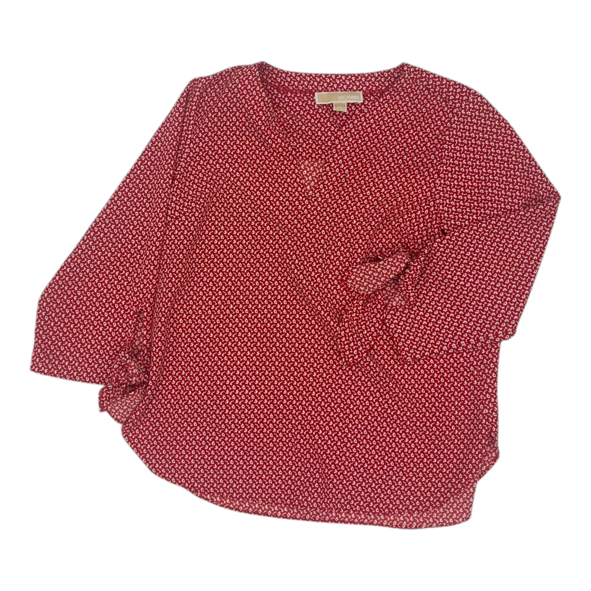 Top Ls Designer By Michael Kors In Red, Size:S