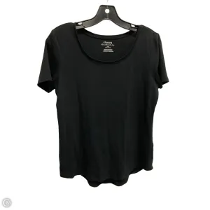 Top Short Sleeve Basic By Chicos In Black, Size: M