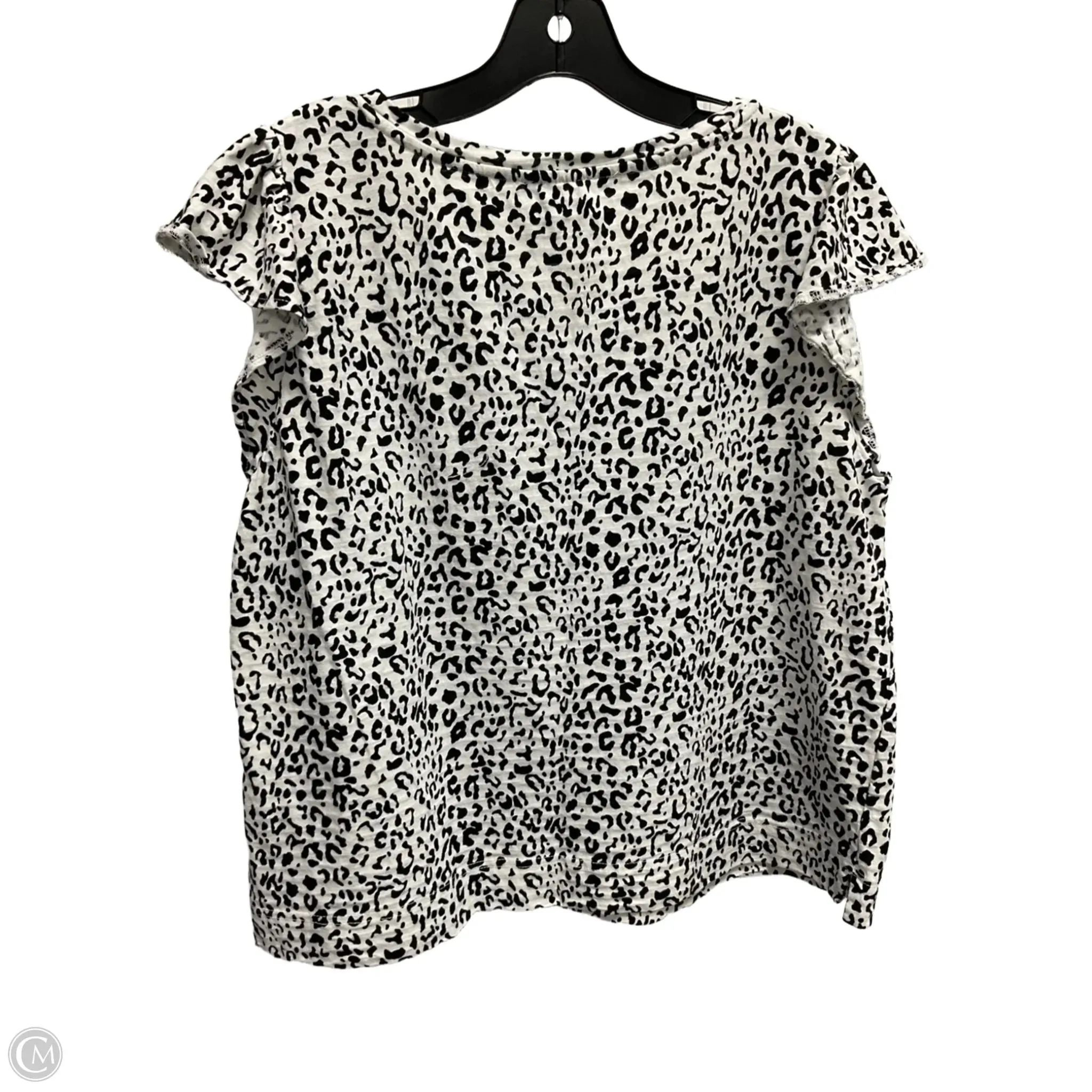 Top Short Sleeve By Jane And Delancey In Animal Print, Size: Xl