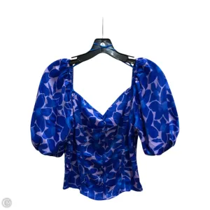 Top Short Sleeve By Sienna Sky In Blue, Size: L