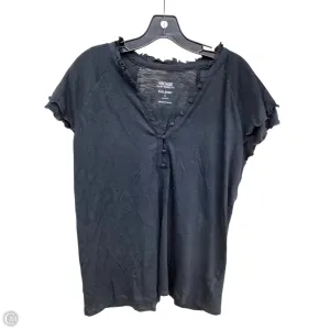 Top Short Sleeve By Torrid In Black, Size: L
