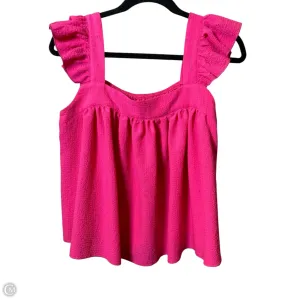 Top Sleeveless By Clothes Mentor In Pink, Size: M