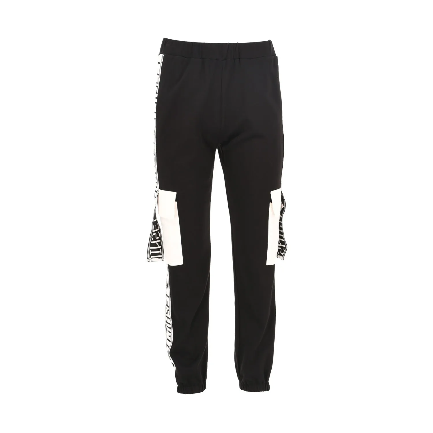 Twinset Women's Logo-tape Black Pant