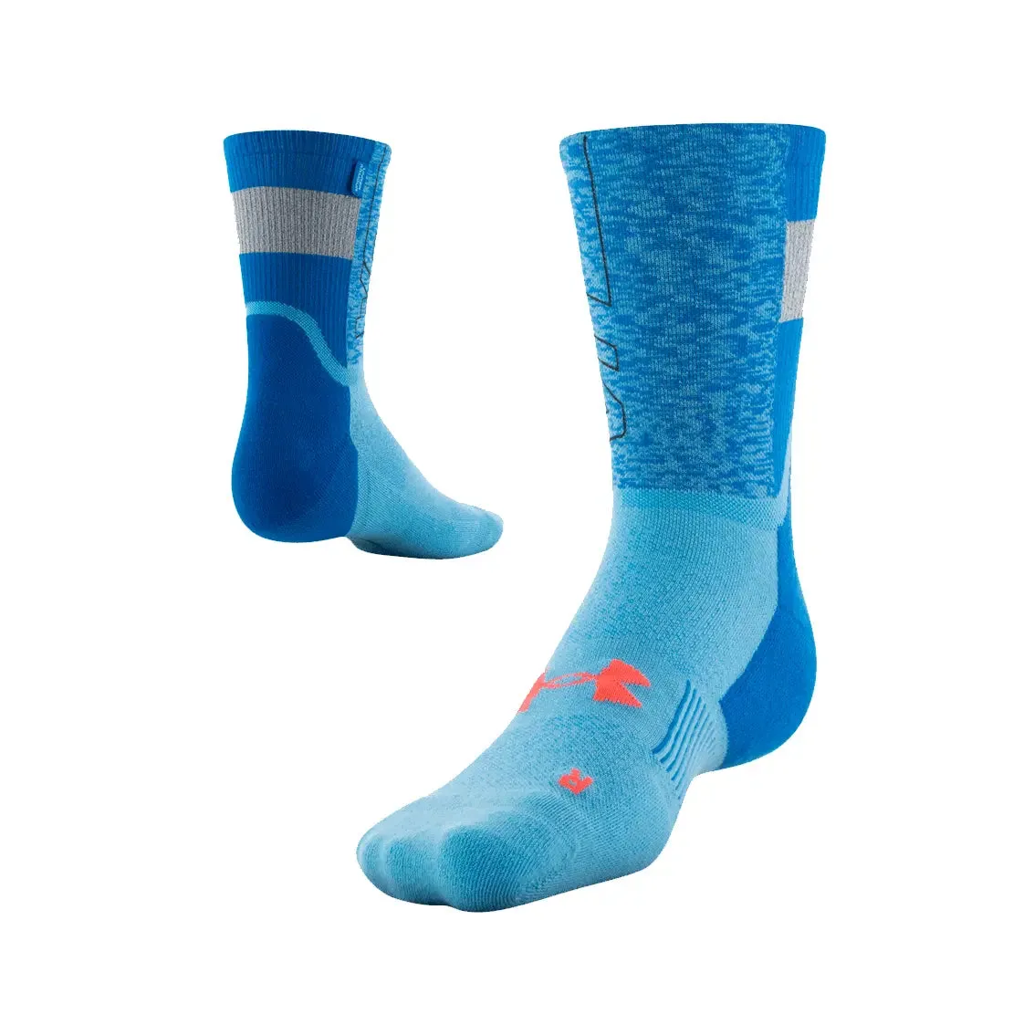 Unisex Under Armour ArmourDry Run Crew Socks - Blue