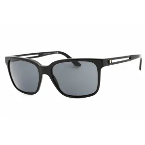 Versace Men's Sunglasses - Black Plastic Rectangular Full Rim Frame | 0VE4307 533287