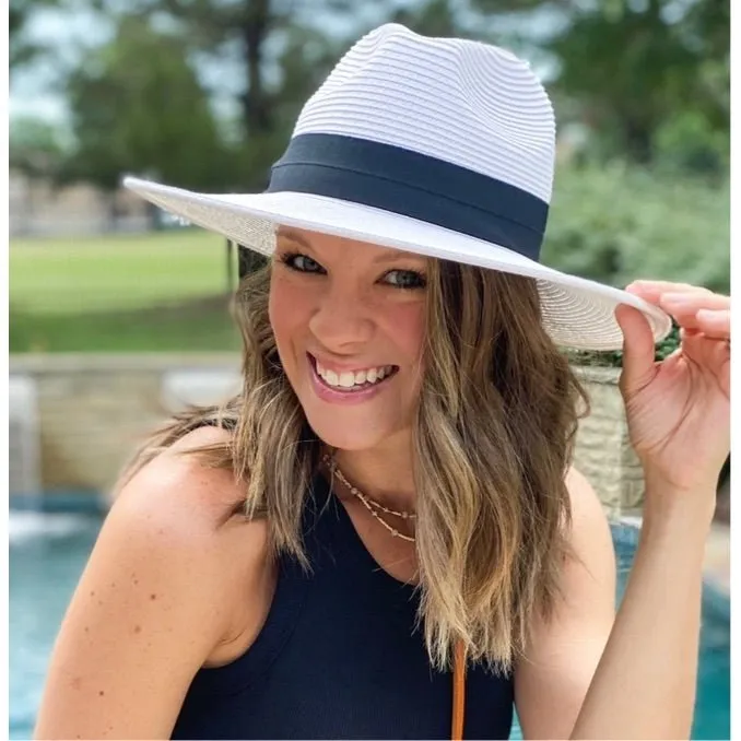 Weekend Ways Straw Fedora Sun Hat