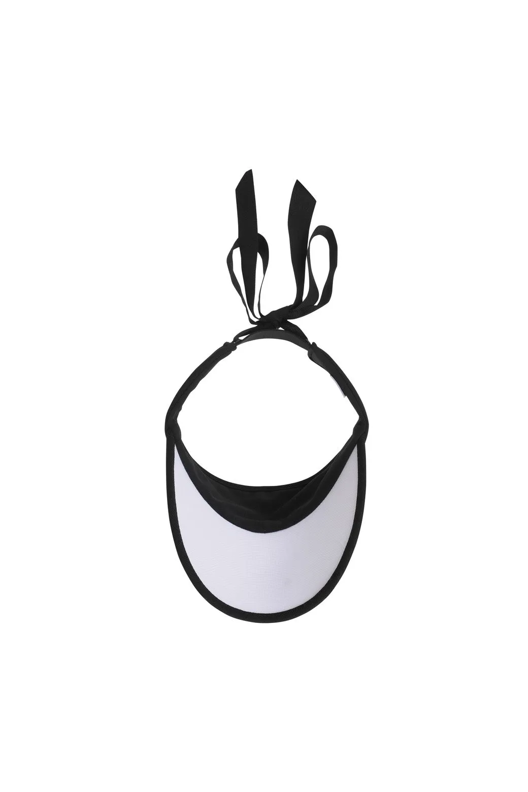 Women's WAACKY Ribbon Sun Visor Black