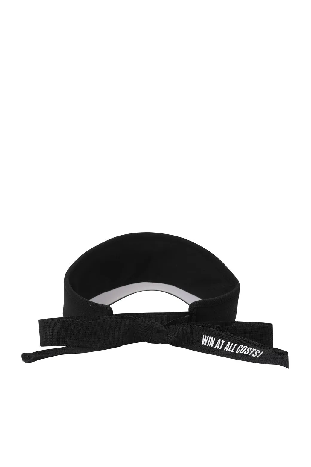 Women's WAACKY Ribbon Sun Visor Black