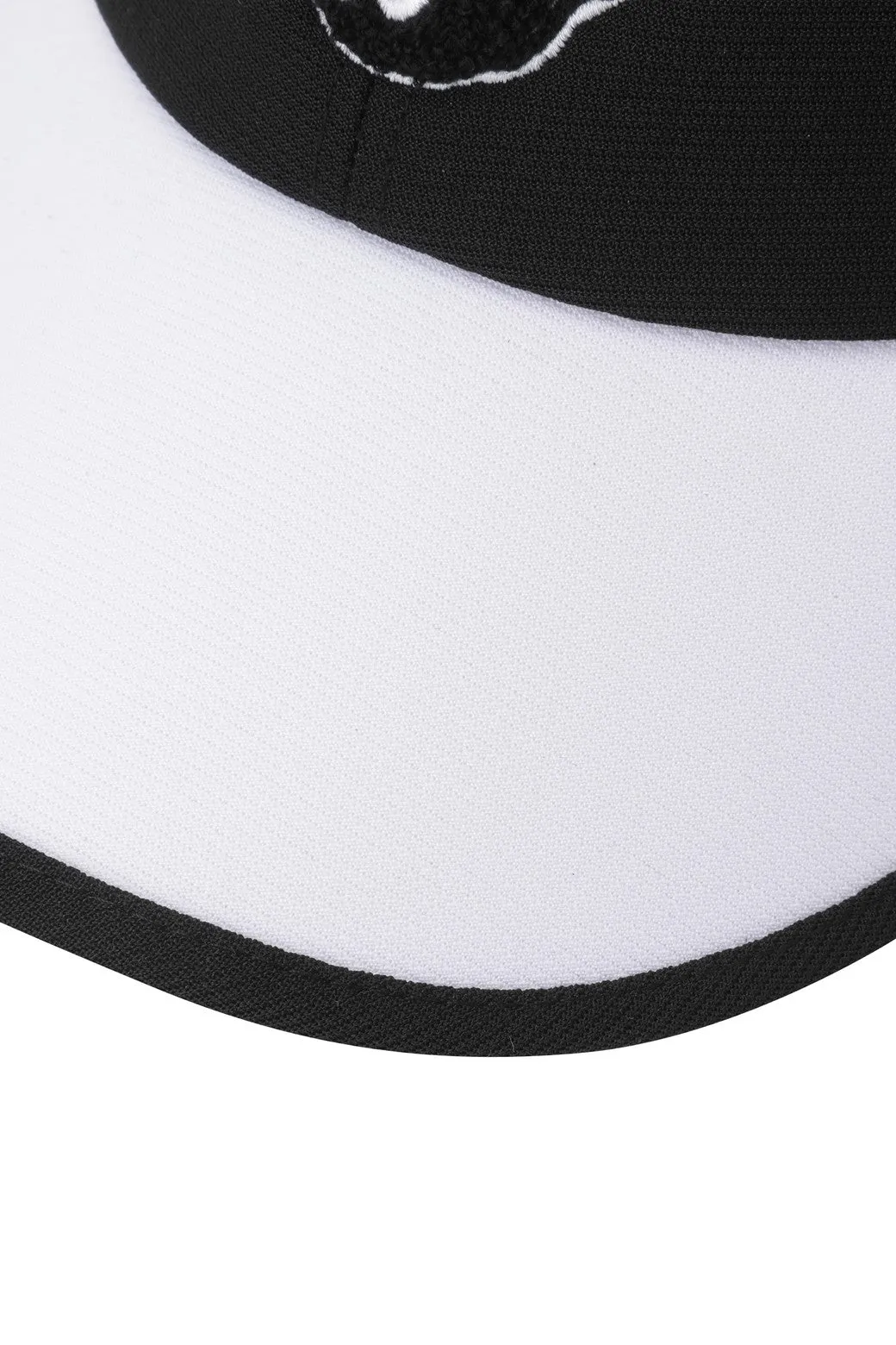 Women's WAACKY Ribbon Sun Visor Black