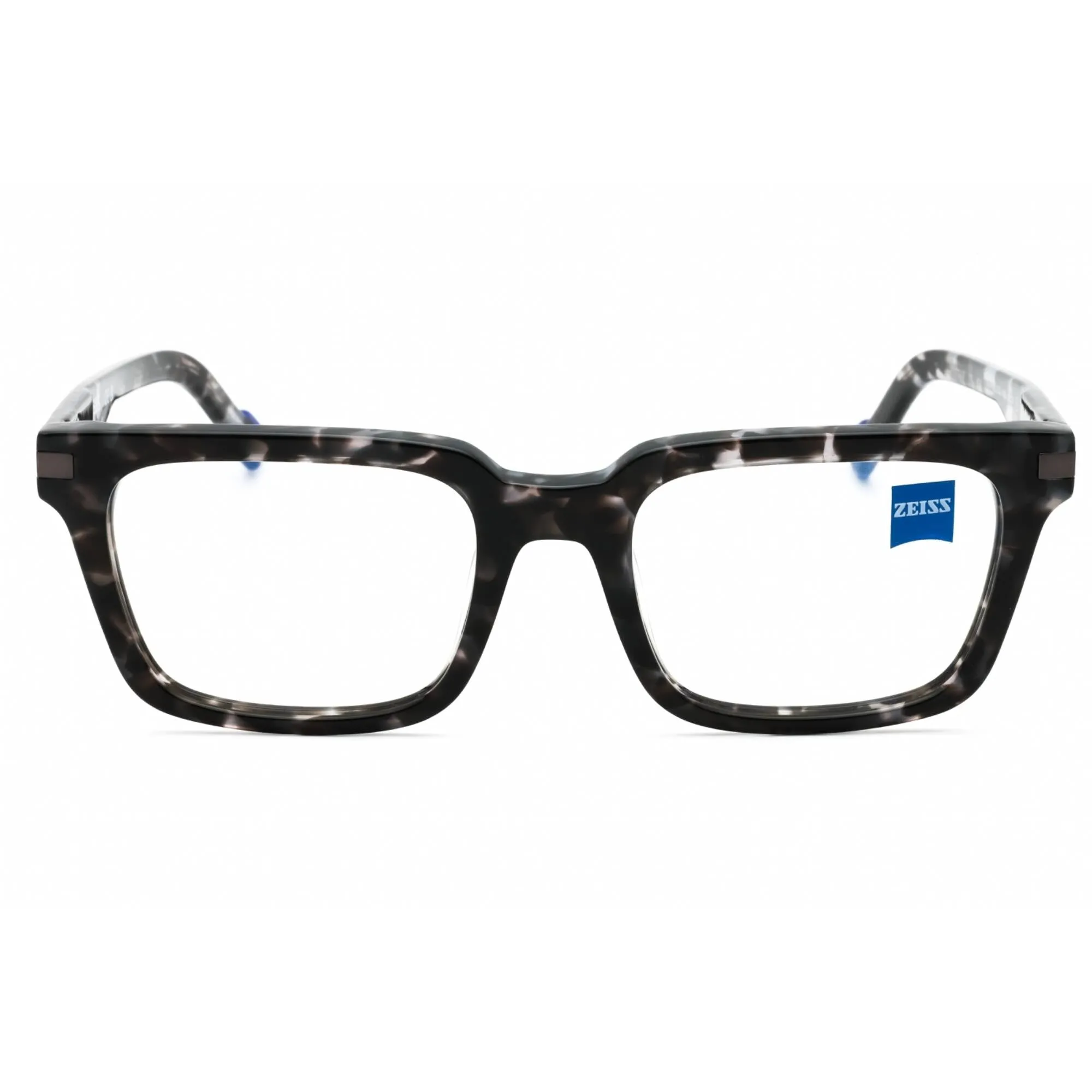 Zeiss Men's Eyeglasses - Black Tortoise Acetate Full Rim Rectangular | ZS22522 062